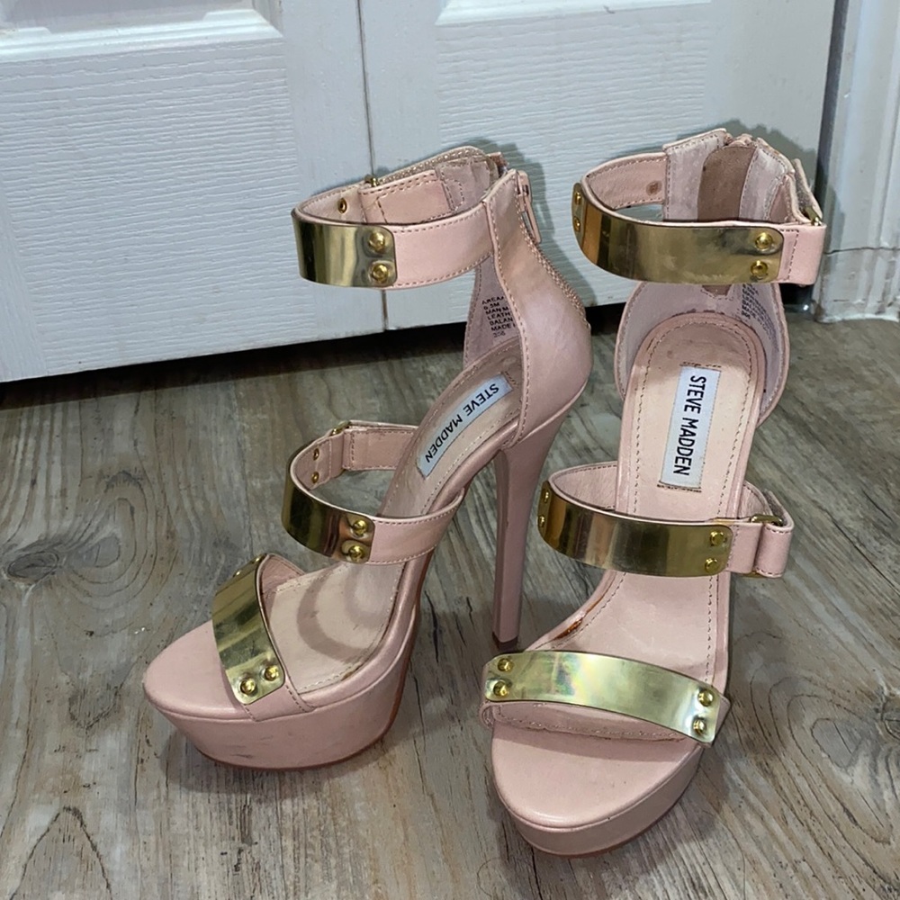 Nude heels Steve Madden